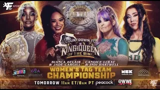 Simulacion de King & Queen Of The Ring : The Way VS Bianca Balair y Jade Cargill