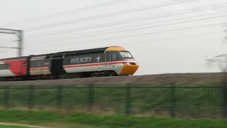 Intercity 43102 at speed on 1D48 31.03.2021