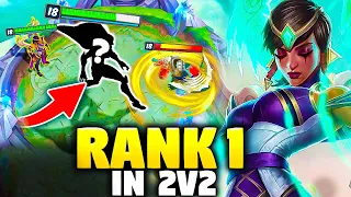 I duo'd with the actual RANK 1 player in 2v2 ... (HE BLEW MY MIND!)