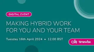 Making hybrid work for you and your team