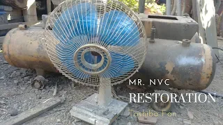 Restoration Old Toshiba Table Fan |Restore Electric FAN