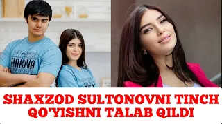 ZARINA YULDASHEVADAN SHAXZOD SULTONOVNI TINCH QO'YISHNI TALAB QILDI #sultonov #zarina #feruza