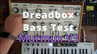 Dreadbox Murmux V3 unison bass and pulsewidth test