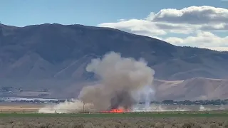 Reno air race 2022 . Airplane Crashed ￼