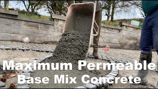 Maxrete® | Permeable Base Mix - HOW TO MIX & USE