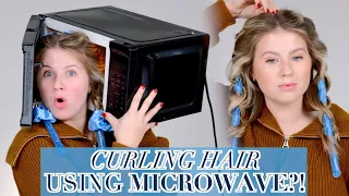 Curling Hair Using Microwave