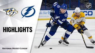 Predators @ Lightning 2/1/21 | NHL Highlights