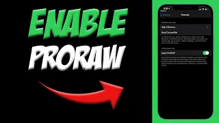 How To Turn On ProRaw On iPhone 📲| Enable Apple ProRAW on iPhone | How To Use ProRAW on iPhone