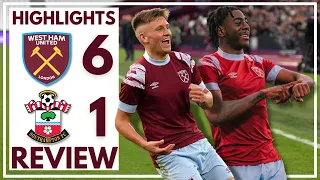 WEST HAM U18s 6-1 SOUTHAMPTON U18s | HIGHLIGHTS | FA YOUTH CUP