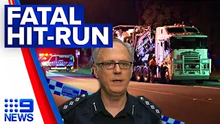 CCTV released after Melbourne man dies in fatal hit-run | 9 News Australia