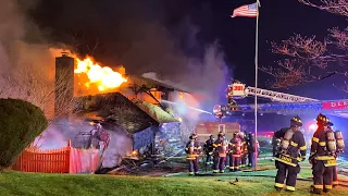 Christmas Morning Structure Fire (Wall Township, NJ) 12/25/20
