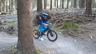 Das erste Mal mit meinem 4 Jährigen Sohn im Bikepark Hahnenklee auf dem Flowtrail | Canyon offspring