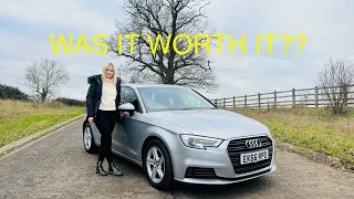 Rebuilding a crash damaged Audi A3 8v facelift from copart Uk final video