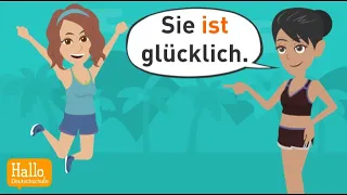 Learn German | Vocabulary emotions | Grammar: Subordinate clauses, verbs & adjectives + prepositions