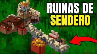 Como encontrar las NUEVAS Ruinas de Sendero en MINECRAFT 1.20 🤔✅