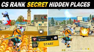 Cs Rank-20 Secret Hidden Places For Grandmaster😱Top 20 Hidden Places Rank Push Free Fire After OB42