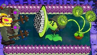 999 Gatling Pea Vs 999 Threepeater Attack Giga Gargantuar Zomboss -Plants vs Zombies Battlez