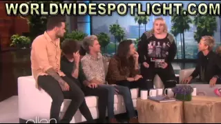 One Direction on Ellen - Rebel Wilson Freaks Out Over Meeting