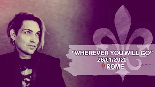 Alex Band (The Calling) | "Wherever You Will Go" live in Roma