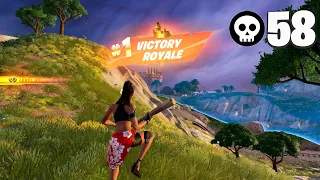 58 Kill Solo Vs Squads "Fortnite Chapter 5" Full Gameplay Wins (Fortnite PC Keyboard)