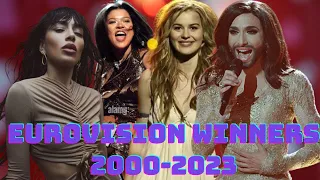 Eurovision Winners 2000-2023/Переможці Євробачення 2000-2023 років