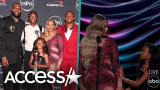 Lebron James Daughter Zhuri Adorably Steals The Show at 2023 ESPYS