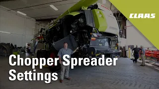 Chopper Spreader Walkaround | 2022 CLAAS Combine Clinic