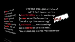 FRENCH  DAILY ROUTINE PRONOMINAL VERBS A1 A2  PART 6