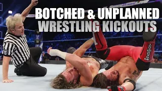 10 Botched & Unplanned Wrestling Kickouts