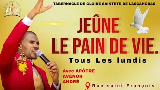 JEUNE LE PAIN DE VIE A LASCAHOBAS AVEC APOTRE AVENOR ANDRÉ / LUNDI 19 FEVRIER 2024 / ETGSL