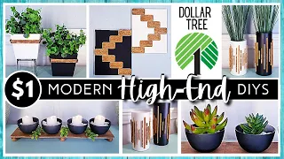 *NEW* DOLLAR TREE DIY | MODERN Home Decor | Minimalist High End Looks For Less | Easy Craft Projects