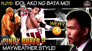 PINUNTAHAN at PINANOOD ni MANNY PACQUIAO ang PINOY BOXER na PAREHAS ang iSTILO kay FLOYD MAYWEATHER