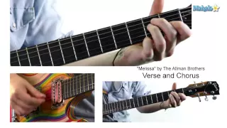 How to Play "Melissa" by the Allman Brothers on Guitar