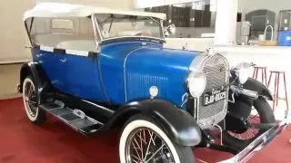 Partida a manivela Ford 1929