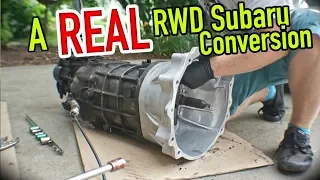 SUBARU DRIFT BUILD |5| RWD Transmission Install