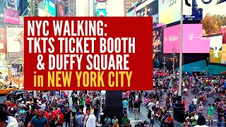 Walking Broadway's Times Square & TKTS Ticket Booth