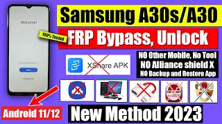 Samsung A30/A30s Frp Bypass Without Pc New Update 2023