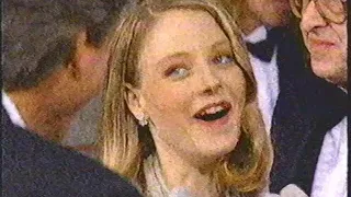 Jodie Foster on the 1992 Oscars Red Carpet