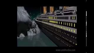 Titanic'in Batış Anının Animasyon Canlandırılması (Yeni ve Gelişmiş Tasarımla)