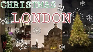 CHRISTMAS IN LONDON | solo travel to london for the day