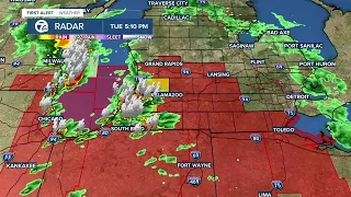 Tracking storms as a Tornado Watch is issued