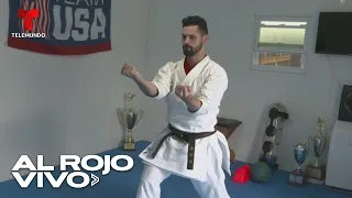 Karateka latino realiza el sueño olímpico al representar a Estados Unidos en Tokio