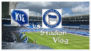 Hertha und der KSC 🔵⚪️| Stadionvlog KSC gegen Hertha BSC 🔥