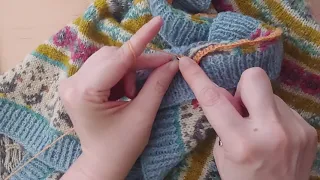 Steeking from beginning to end! - bunnymuff tutorial