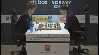 MAGNUS CARLSEN VS FABIANO CARUANA | BLITZ CHESS 2017 - NORWAY CHESS 2017