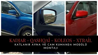 Kadjar Qashqai Katlanır Ayna ve Cam Modülü  Montajı #renault #nissan #kadjar #qashqai