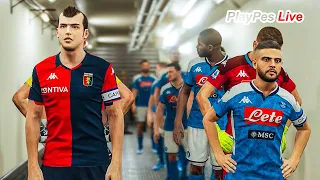 PES 2020 - NAPOLI vs GENOA - Full Match & Amazing Goals - Gameplay PC