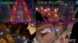 The most Beautiful Castle Design in V Rising l 9015 Official Server!