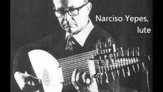 J.S. Bach: Gigue & Double in C minor BWV 997, played by Narciso Yepes (13-course LUTE)