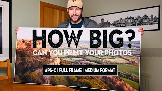 How BIG can you PRINT your PHOTOS? (Fuji XT3 vs Nikon Z7 vs GFX 50R)